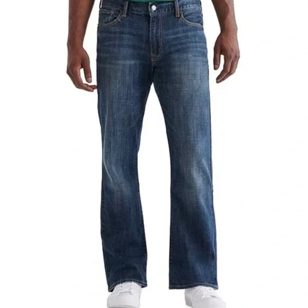 Lucky Brand 367 Vintage Bootcut Men's Jeans 40 x 33.5 Dark Wash Cotton 7MD1372